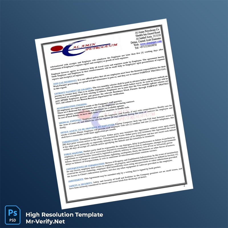 United%20Arab%20Emirates%20Al%20Amin%20Petroleum%20Co%20Employment%20Verification%20Letter%20Template%20in%20Word%20and%20PDF%20formats-page2 Editable United Arab Emirates Al Amin Petroleum Co Employment Verification Letter Template in Word and PDF formats page 2 Preview - Mac Doc