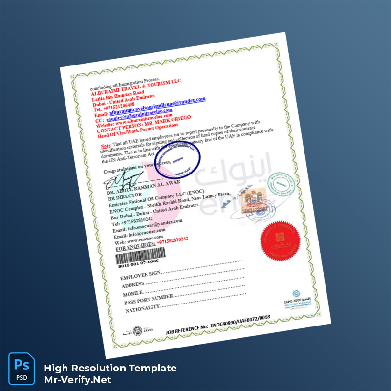 United%20Arab%20Emirates%20Emirates%20National%20Oil%20Company%20LLC%20Employment%20Verification%20Letter%20Template%20in%20Word%20and%20PDF%20formats-page5 Editable United Arab Emirates Emirates National Oil Company LLC Employment Verification Letter Template in Word and PDF formats page 5 Preview - Mac Doc