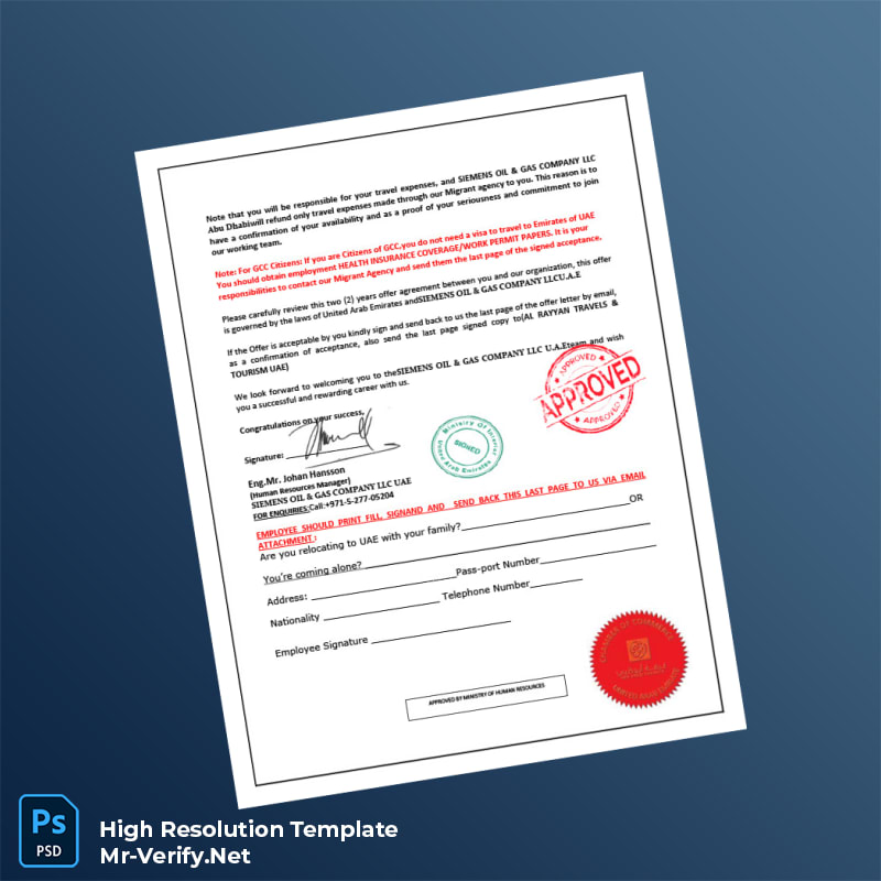 United%20Arab%20Emirates%20Siemens%20Oil%20Gas%20Company%20LLC%20Employment%20Verification%20Letter%20Template%20in%20Word%20and%20PDF%20formats-page5 Editable United Arab Emirates Siemens Oil Gas Company LLC Employment Verification Letter Template in Word and PDF formats page 5 Preview - Mac Doc