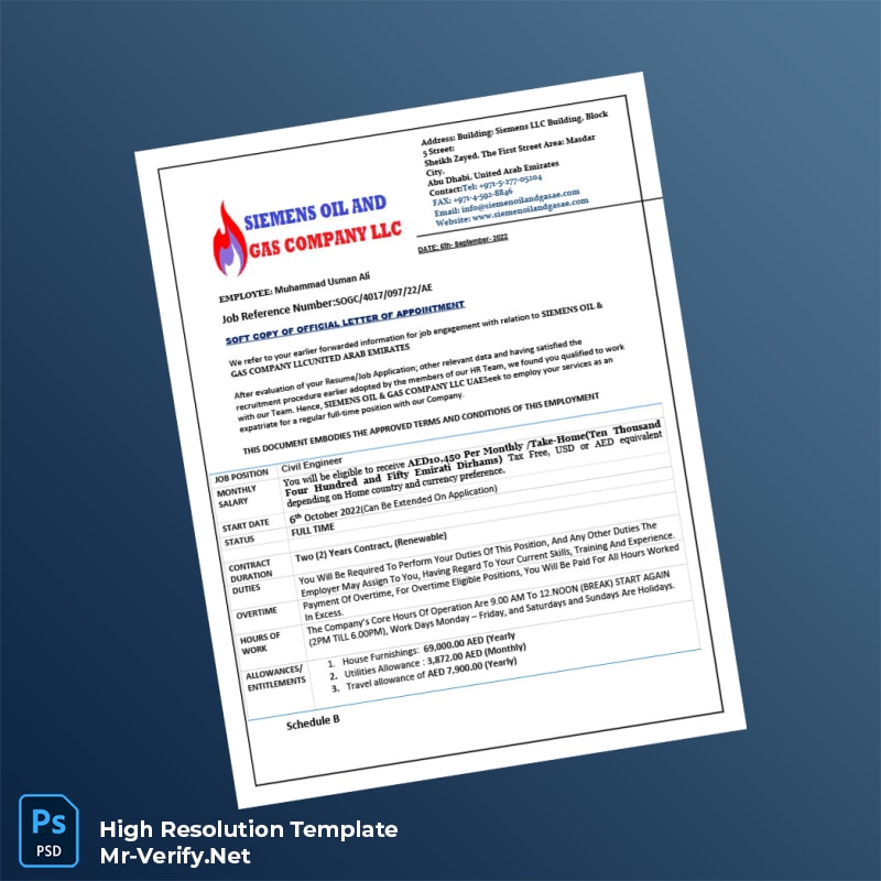 United%20Arab%20Emirates%20Siemens%20Oil%20Gas%20Company%20LLC%20Employment%20Verification%20Letter%20Template%20in%20Word%20and%20PDF%20formats Editable United Arab Emirates Siemens Oil Gas Company LLC Employment Verification Letter Word and Pdf Template Preview - Mac Doc