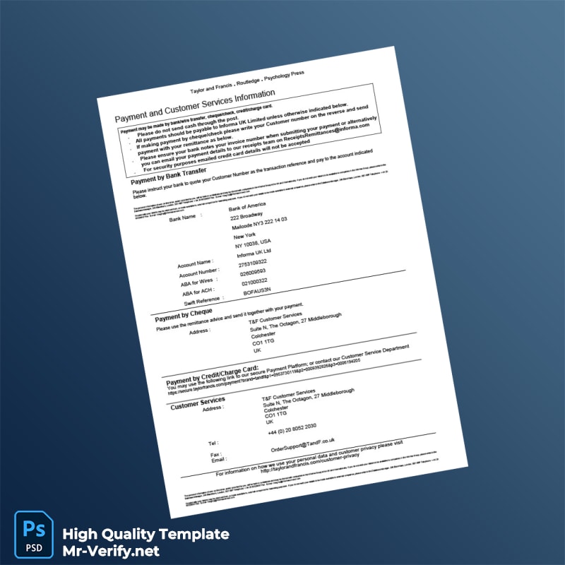 United Kingdom Informa UK Limited Invoice Template in Word and PDF formats page 2 United Kingdom Informa UK Limited Invoice Template in Word and PDF formats page 2