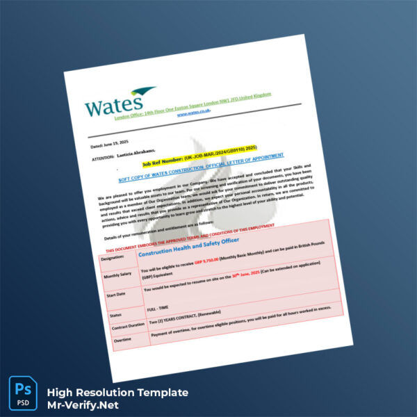 United%20Kingdom%20Wates%20Construction%20Employment%20Verification%20Letter%20Template%20in%20Word%20and%20PDF%20formats Editable United Kingdom Wates Construction Employment Verification Letter Word and Pdf Template Preview - Mac Doc