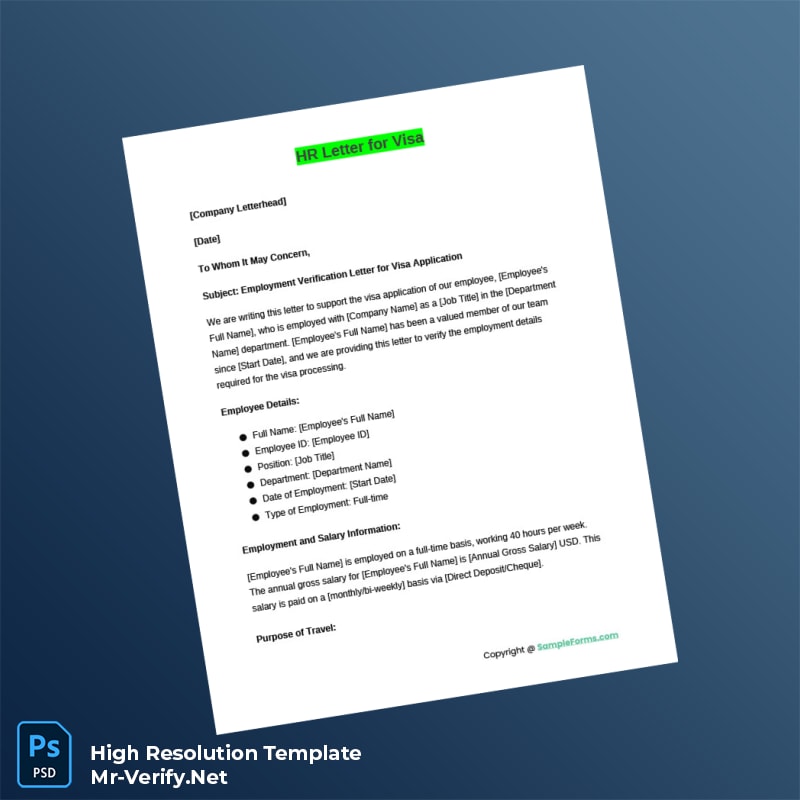 United%20States%20Company%20Name%20Employment%20Verification%20Letter%20Template%20in%20Word%20and%20PDF%20formats Editable United States Company Name Employment Verification Letter Word and Pdf Template Preview - Mac Doc