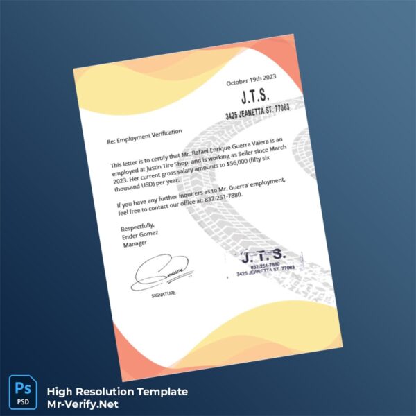 United%20States%20Justin%20Tire%20Shop%20Employment%20Verification%20Letter%20Template%20in%20Word%20and%20PDF%20formats Editable United States Justin Tire Shop Employment Verification Letter Word and Pdf Template Preview - Mac Doc