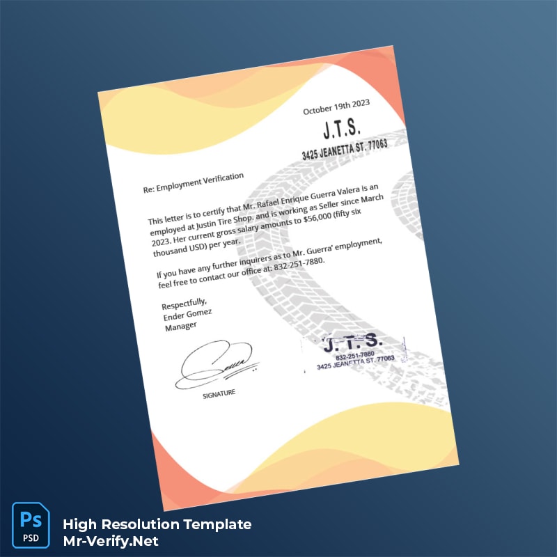 United%20States%20Justin%20Tire%20Shop%20Employment%20Verification%20Letter%20Template%20in%20Word%20and%20PDF%20formats Editable United States Justin Tire Shop Employment Verification Letter Word and Pdf Template Preview - Mac Doc