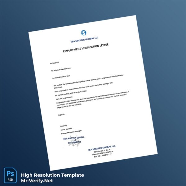 United%20States%20Sea%20Master%20Global%20LLC%20Employment%20Verification%20Letter%20Template%20in%20Word%20and%20PDF%20formats Editable United States Sea Master Global LLC Employment Verification Letter Word and Pdf Template Preview - Mac Doc