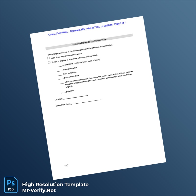 United%20States%20Texas%20Voter%20ID%20Order%20Template%20in%20Word%20and%20PDF%20formats-page7 Editable United States Texas Voter ID Order Template in Word and PDF formats page 7 Preview - Mac Doc