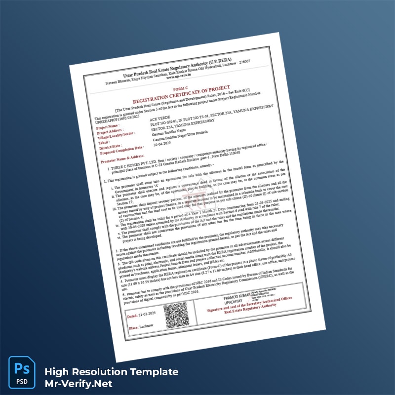 Uttar%20Pradesh%20Real%20Estate%20Regulatory%20Authority%20Registration%20Certificate%20Template%20in%20Word%20and%20PDF%20formats Editable Uttar Pradesh Real Estate Regulatory Authority Registration Certificate Word and Pdf Template Preview - Mac Doc