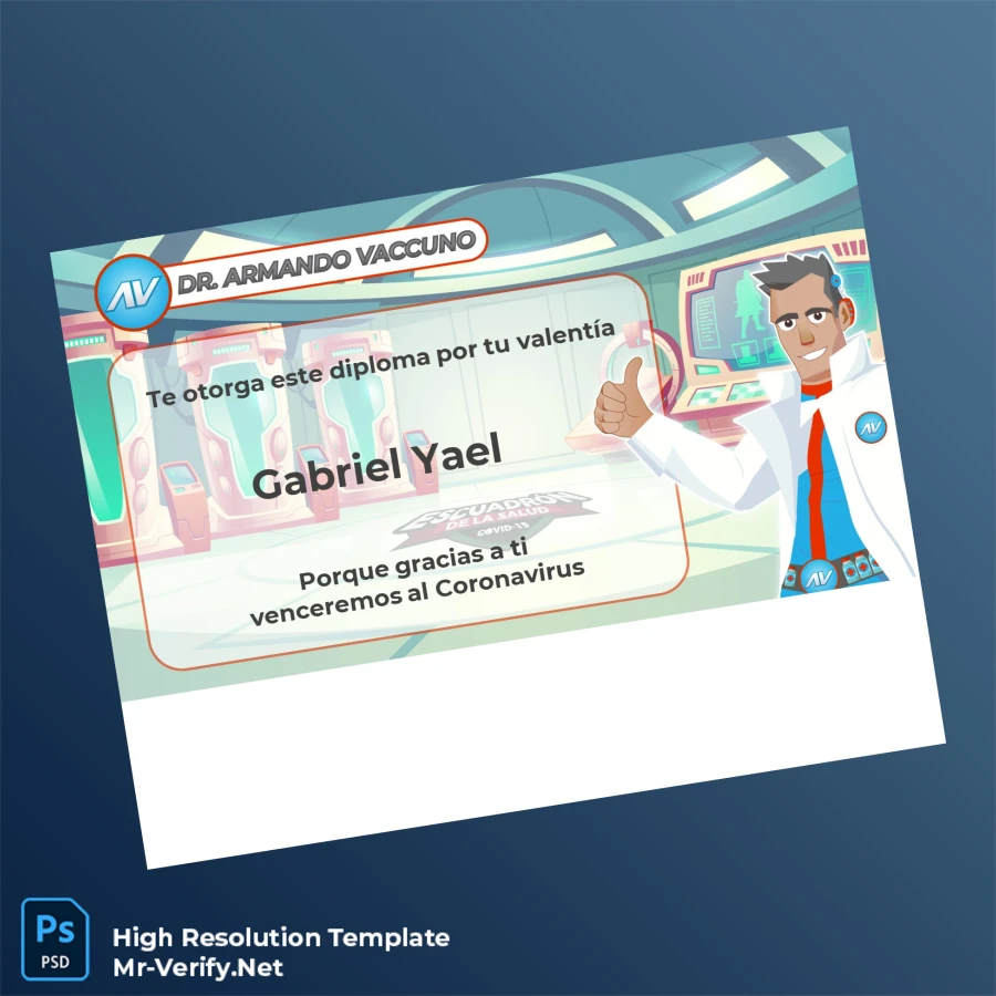 Argentina Dr. Armando Vaccuno Diploma Template Printable Argentina Dr. Armando Vaccuno Diploma Template Image Preview - PrintDocs