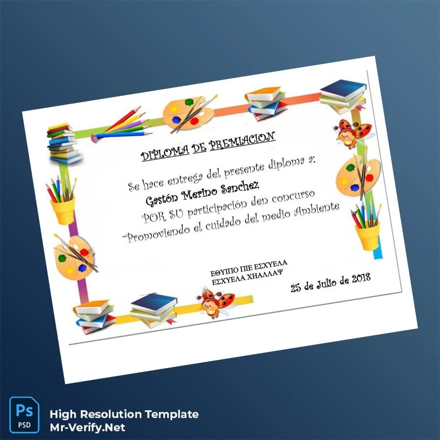Argentina Environmental Care Award Diploma Template-page2 Printable Argentina Environmental Care Award Diploma Template page 2 Image Preview - PrintDocs