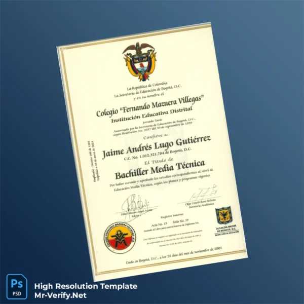 Colombia Colegio Fernando Mazuera Villegas Bachiller Media Técnica Template Printable Colombia Colegio Fernando Mazuera Villegas Bachiller Media Técnica Template Image Preview - PrintDocs