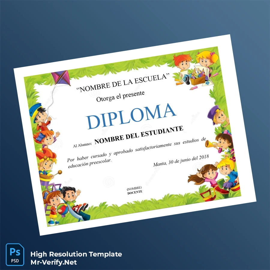 Ecuador Educational Institution Diploma Template-page2 Printable Ecuador Educational Institution Diploma Template page 2 Image Preview - PrintDocs