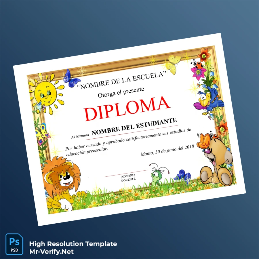 Ecuador Unidad Educativa Nombre de la Escuela Diploma Template-page4 Printable Ecuador Unidad Educativa Nombre de la Escuela Diploma Template page 4 Image Preview - PrintDocs