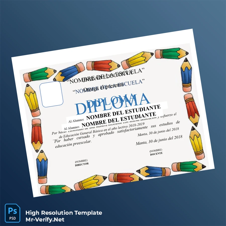 Ecuador Unidad Educativa Nombre de la Escuela Diploma Template-page7 Printable Ecuador Unidad Educativa Nombre de la Escuela Diploma Template page 7 Image Preview - PrintDocs
