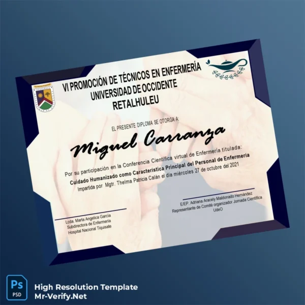 Guatemala Hospital Nacional Tiquisate Nursing Technician Diploma Printable Guatemala Hospital Nacional Tiquisate Nursing Technician Diploma Image Preview - PrintDocs