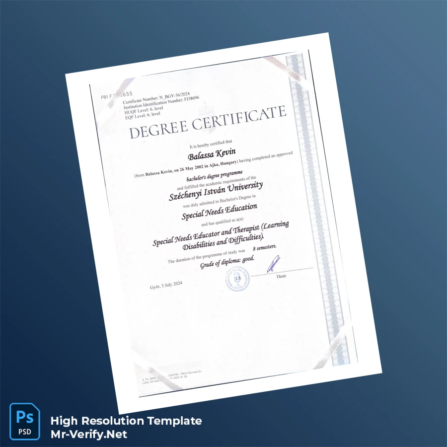 Hungary Széchenyi István University Bachelor of Science in Educational Therapy Template-page2 Printable Hungary Széchenyi István University Bachelor of Science in Educational Therapy Template page 2 Image Preview - PrintDocs