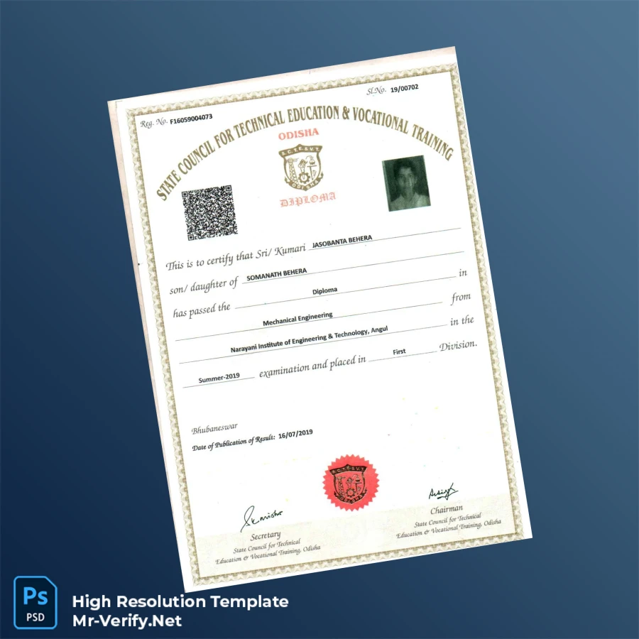 India Narayani Institute of Engineering Technology Diploma in Mechanical Engineering Template Printable India Narayani Institute of Engineering & Technology Diploma in Mechanical Engineering Template Image Preview - PrintDocs