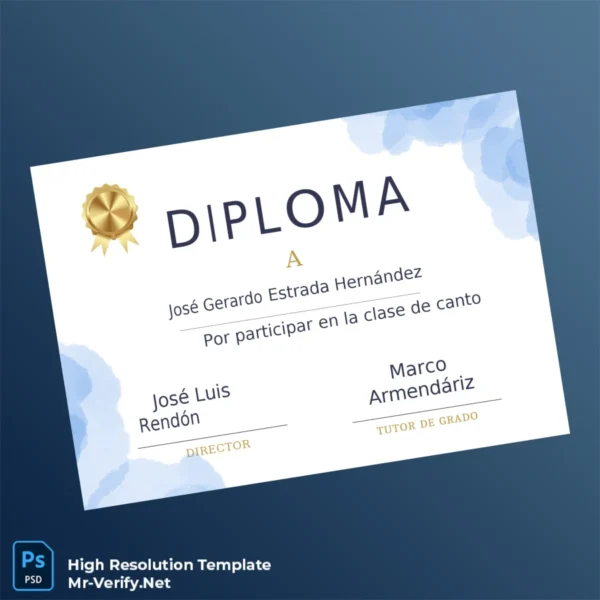 Mexico José Gerardo Estrada Hernández Diploma Template Printable Mexico José Gerardo Estrada Hernández Diploma Template Image Preview - PrintDocs