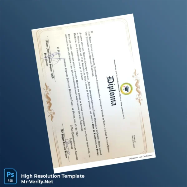 Portugal Instituto Superior Politécnico Privado do Lenta Diploma Template Printable Portugal Instituto Superior Politécnico Privado do Lenta Diploma Template Image Preview - PrintDocs