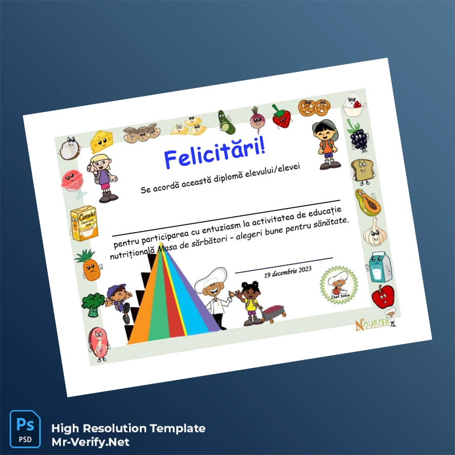 Romania Diploma Participare Template Printable Romania Diploma Participare Template Image Preview - PrintDocs
