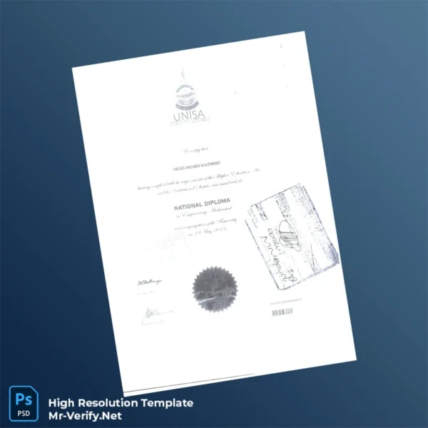 South Africa University of South Africa National Diploma in Engineering_ Mechanical Printable South Africa University of South Africa National Diploma in Engineering_ Mechanical Image Preview - PrintDocs