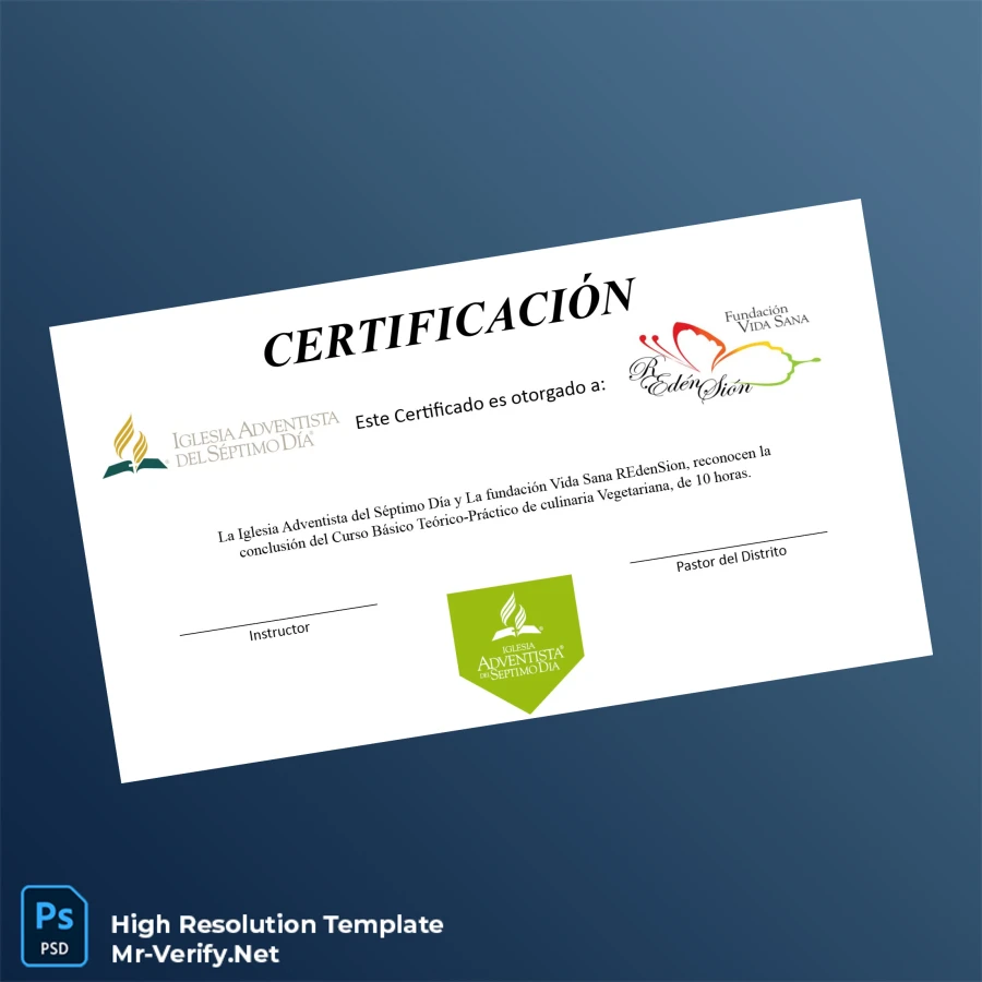 Spain Adventist Church of the Seventh Day Diploma in Biblical Studies Template-page5 Printable Spain Adventist Church of the Seventh Day Diploma in Biblical Studies Template page 5 Image Preview - PrintDocs