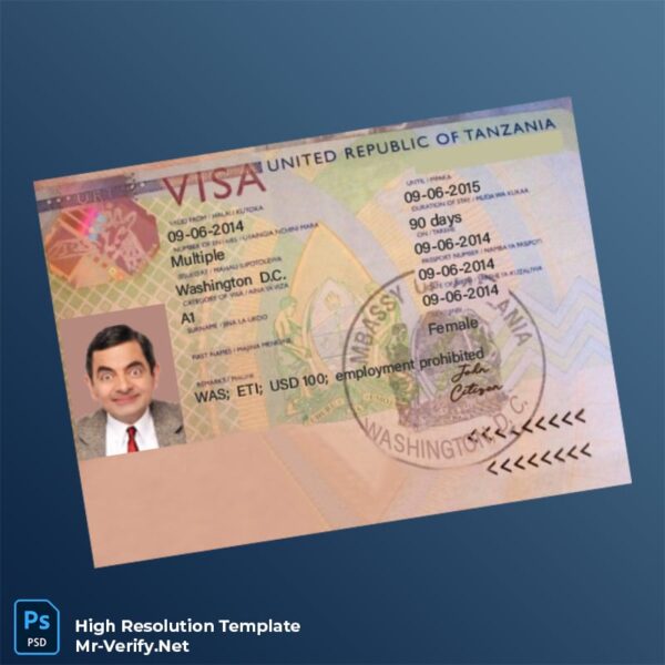 Japan visa PSD template v1 - blank visa template Japan visa PSD template v1 - schengen visa template